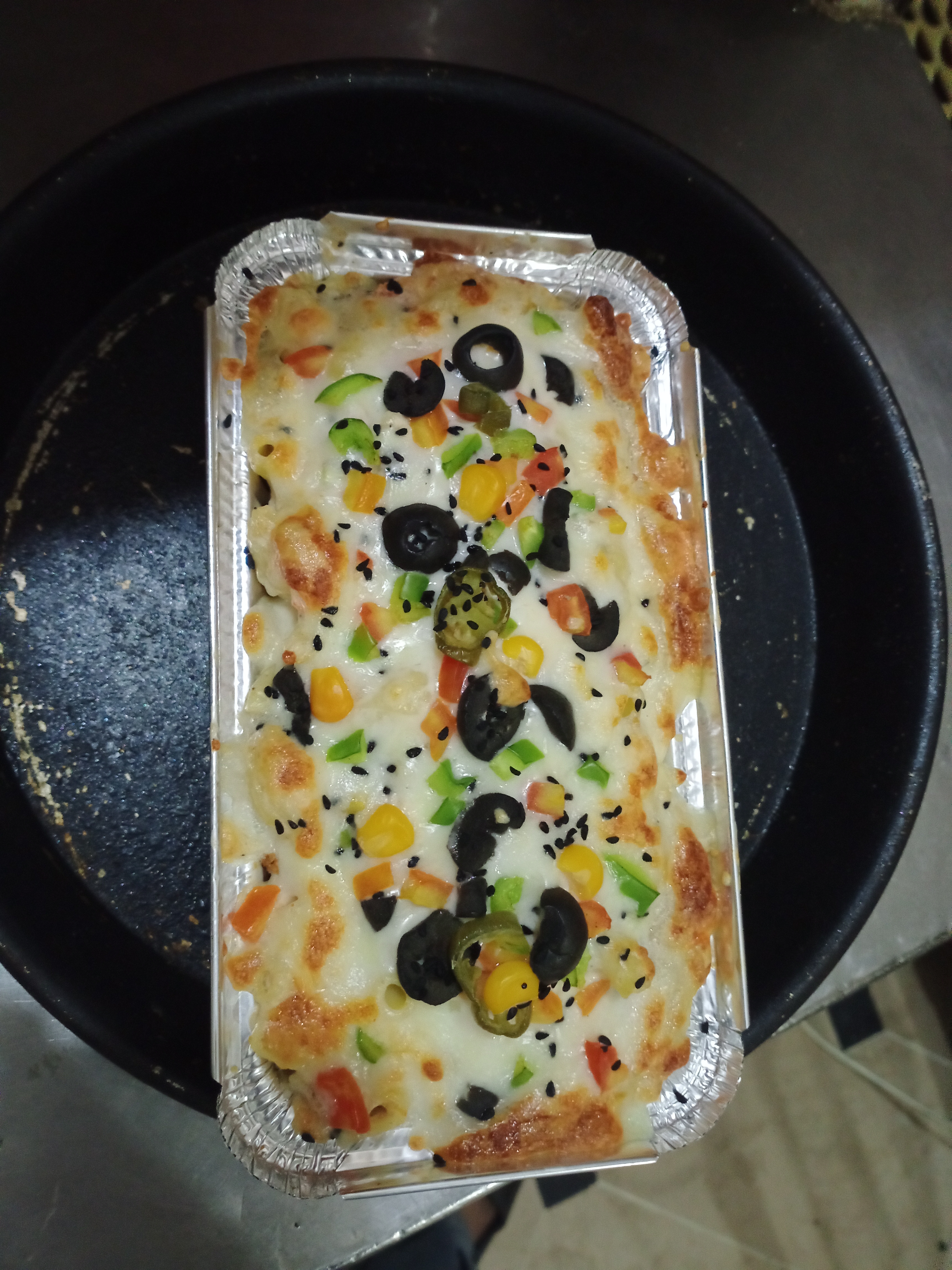 Garlic mayo Cheey pasta large — dish photo